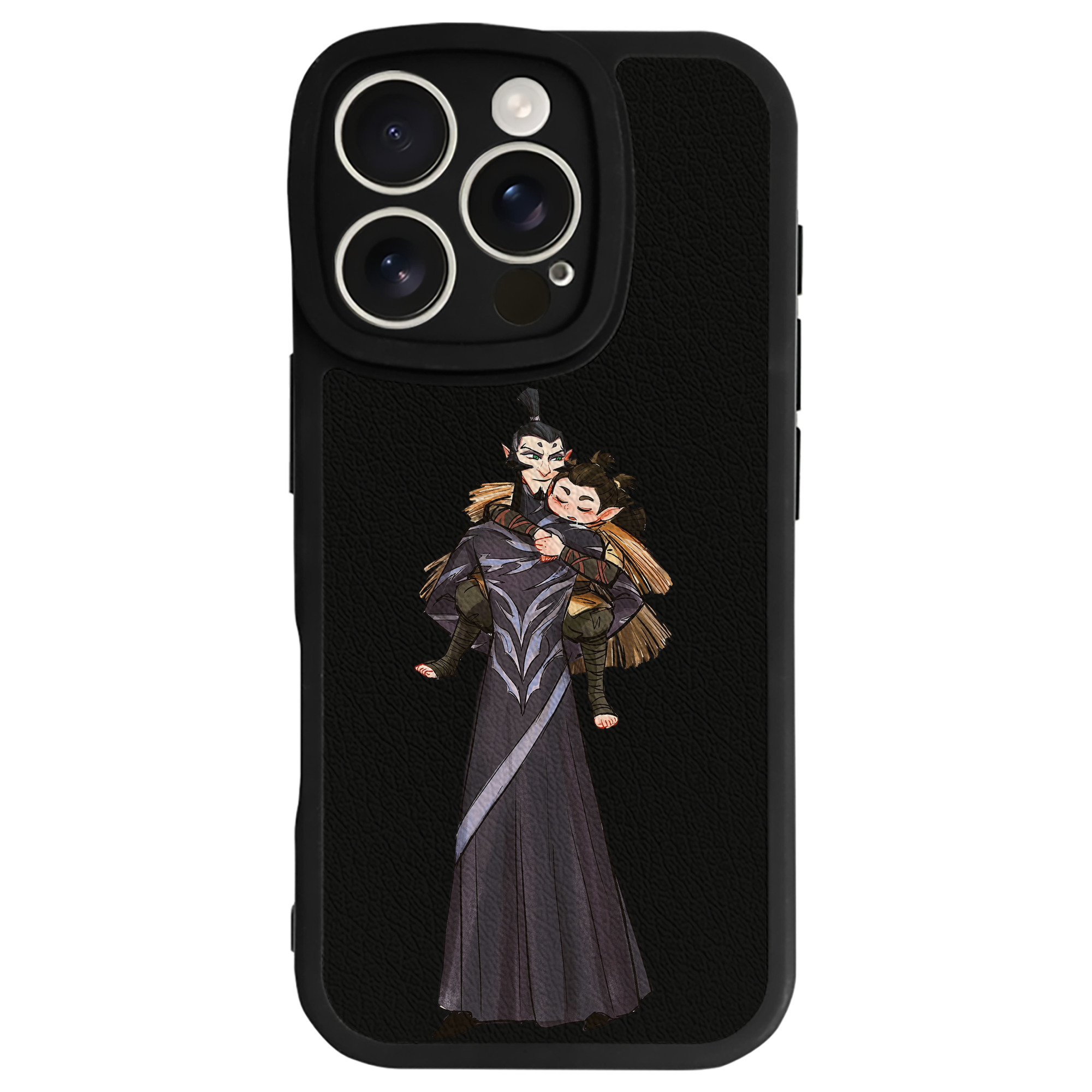 （画像用） Ne Zha 2 ナタ 魔童の大暴れ 【iPhone 16シリーズ対応】シリコンスマホケース（レザー調） 材質：シリコン
